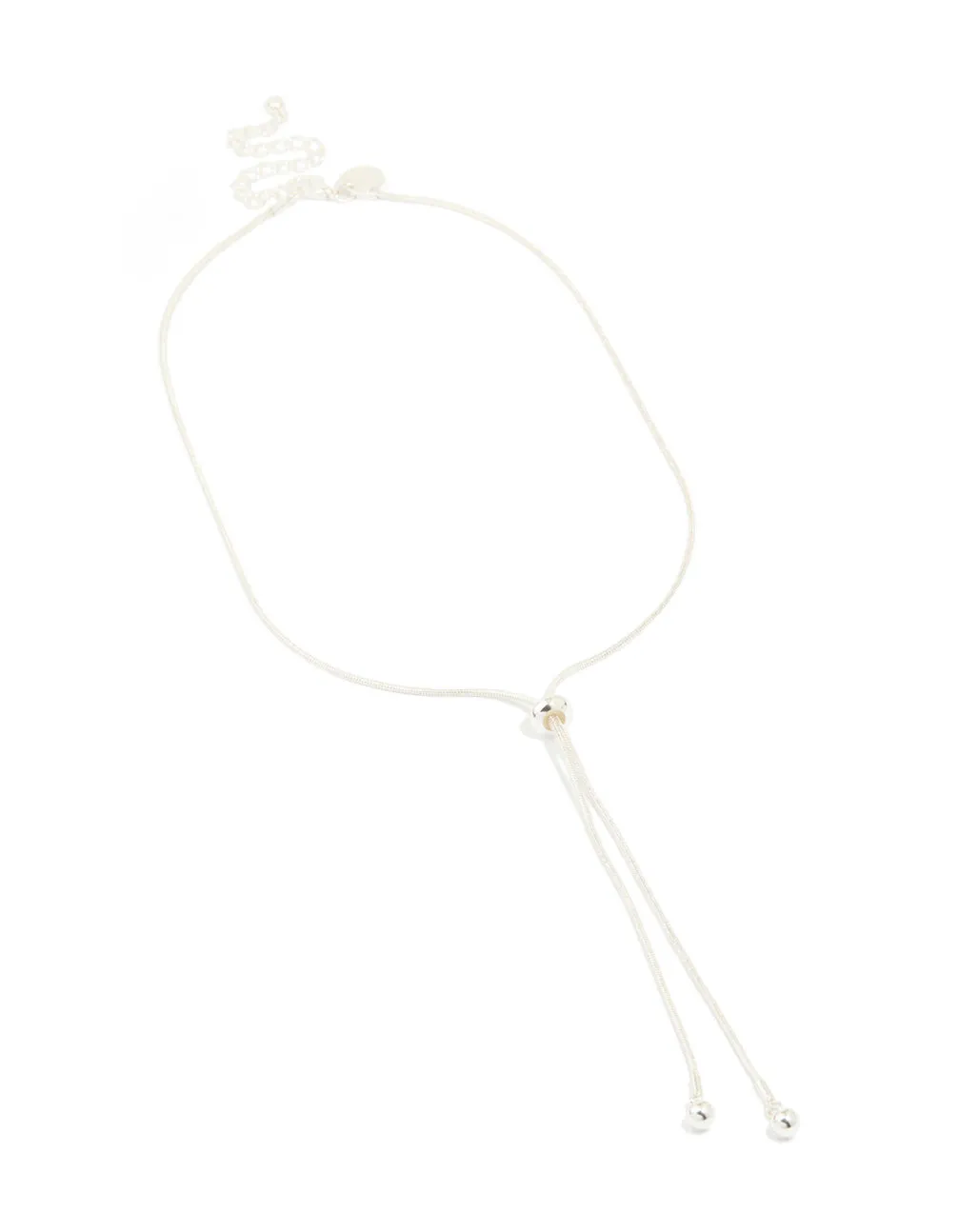 Silver Plated Adjustable Toggle Y-Necklace sold by lovisa product image thumbnail 2