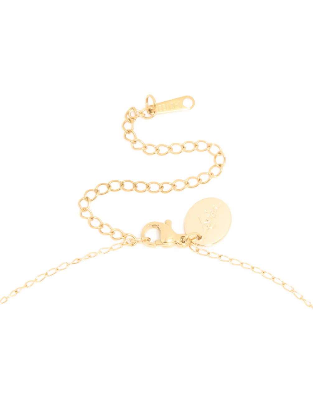 Waterproof Gold Plated Stainless Steel Rosary Cross Necklace sold by lovisa product image thumbnail 3