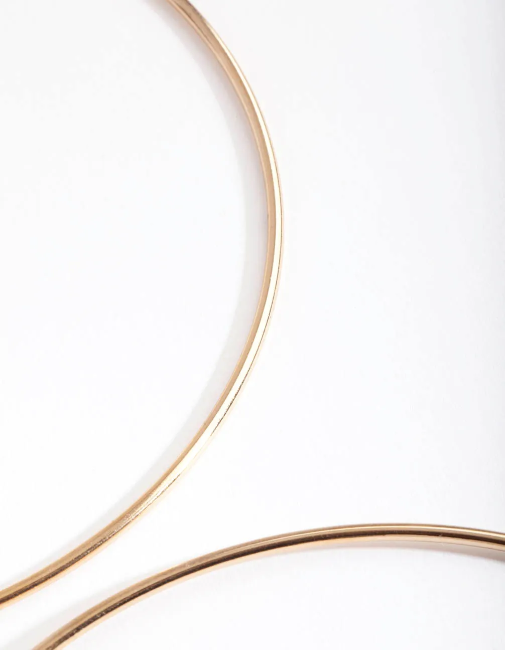 Gold Oversized Hoop Earrings sold by lovisa product image thumbnail 4