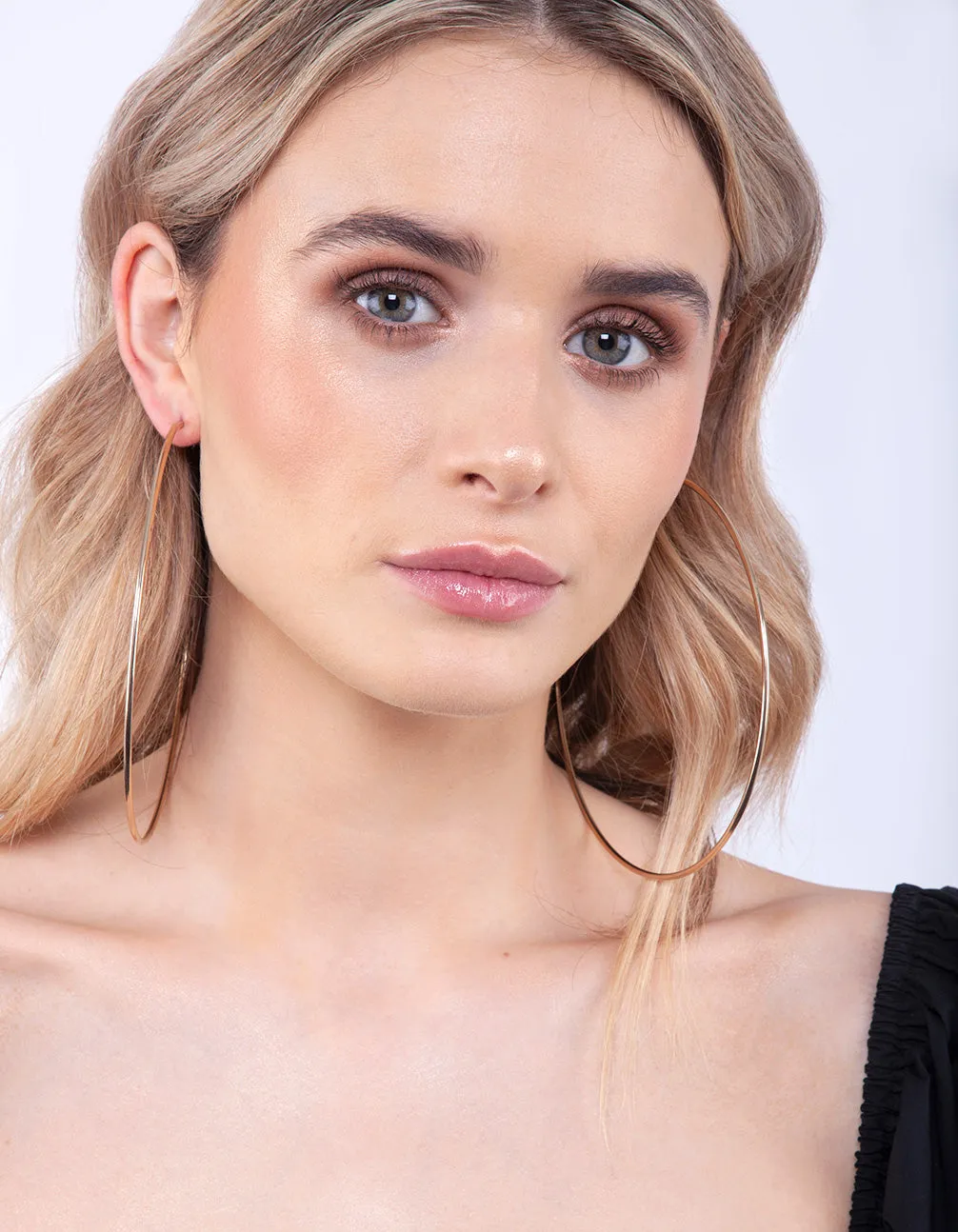 Gold Oversized Hoop Earrings sold by lovisa product image thumbnail 2