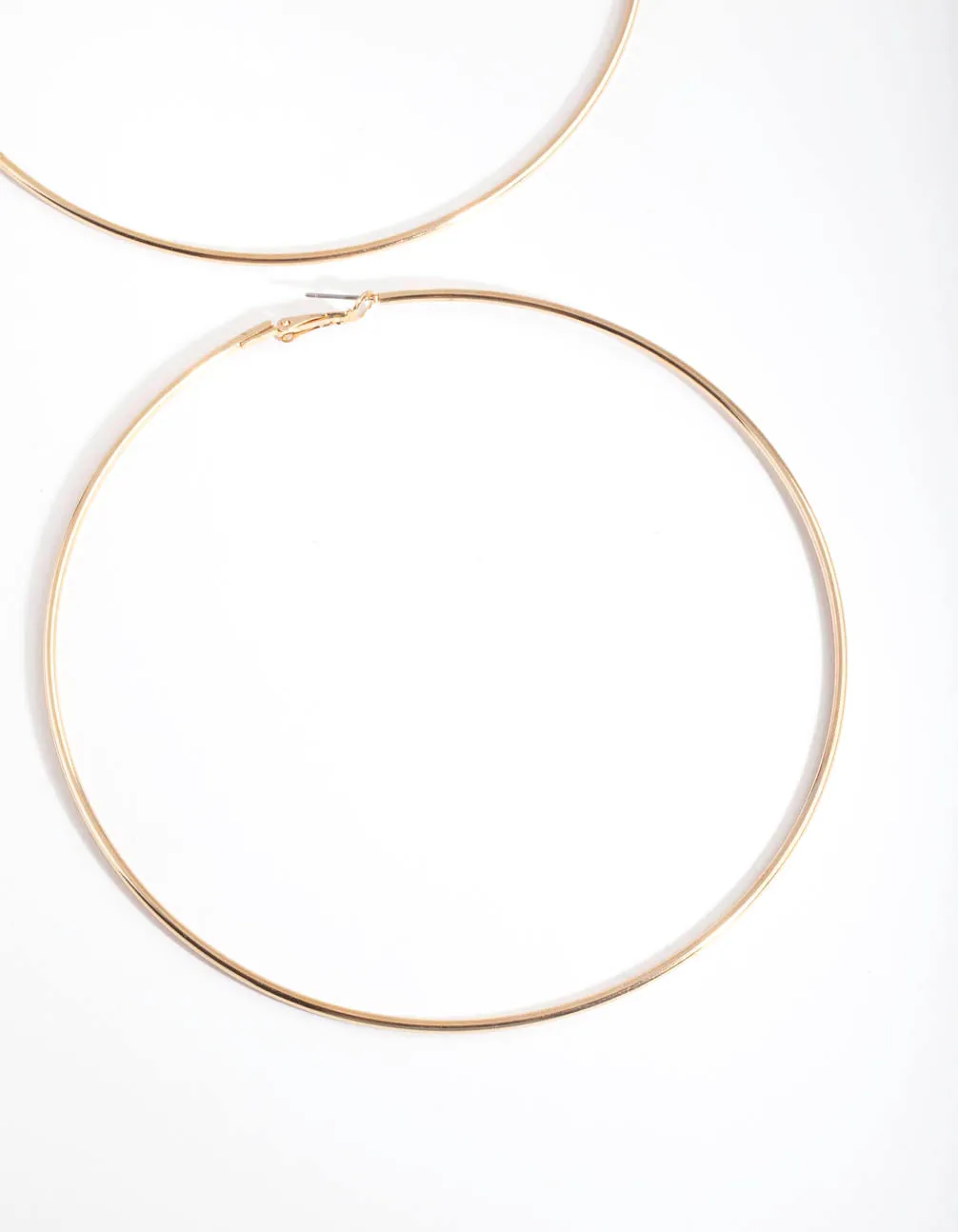Gold Oversized Hoop Earrings sold by lovisa product image thumbnail 3