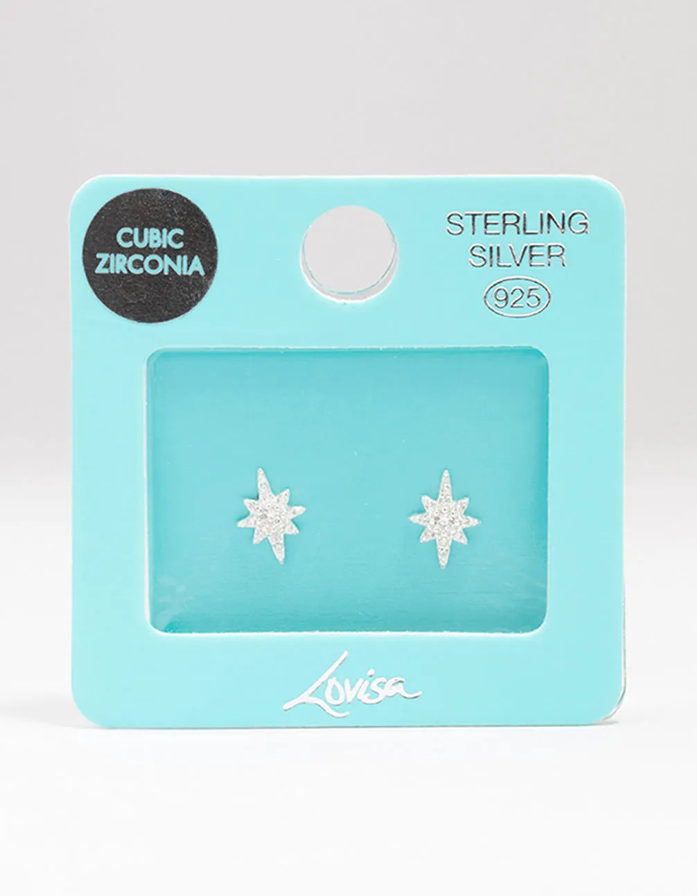 Sterling Silver Cubic Zirconia Mini Star Stud Earrings sold by lovisa product image thumbnail 3