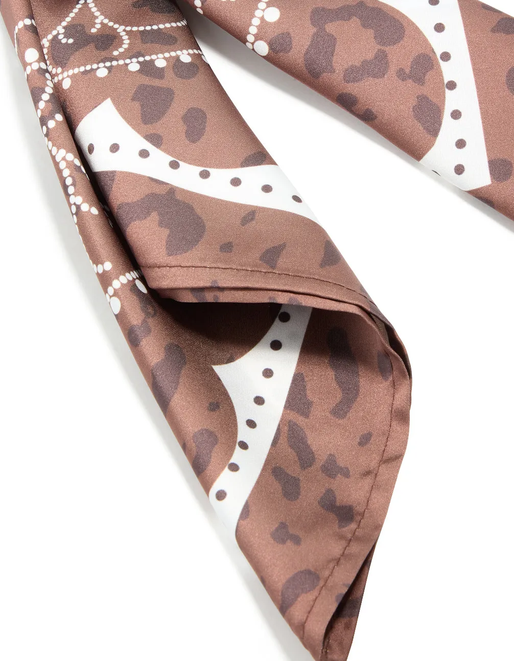 Western Leopard Print Fabric Scarf sold by lovisa product image thumbnail 3
