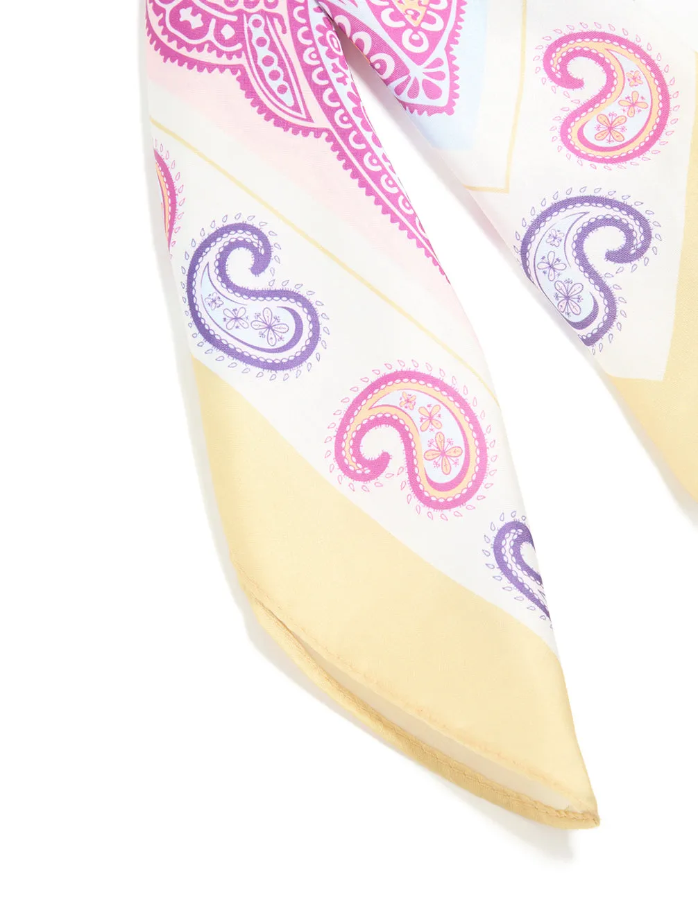 Multicoloured Paisley Square Fabric Scarf sold by lovisa product image thumbnail 3