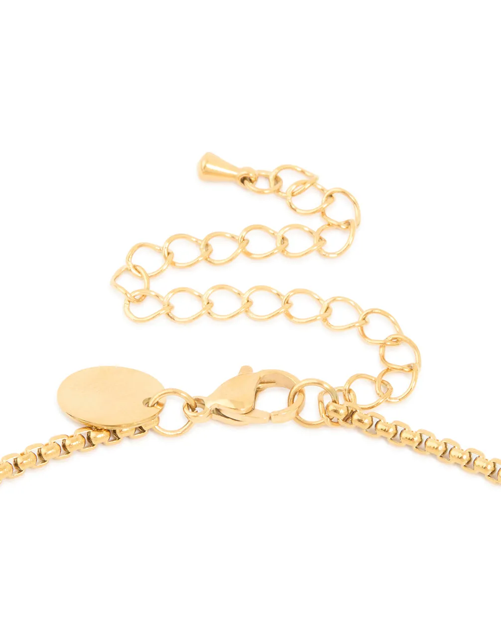 Waterproof Gold Plated Stainless Steel Gothic Cross Necklace sold by lovisa product image thumbnail 3