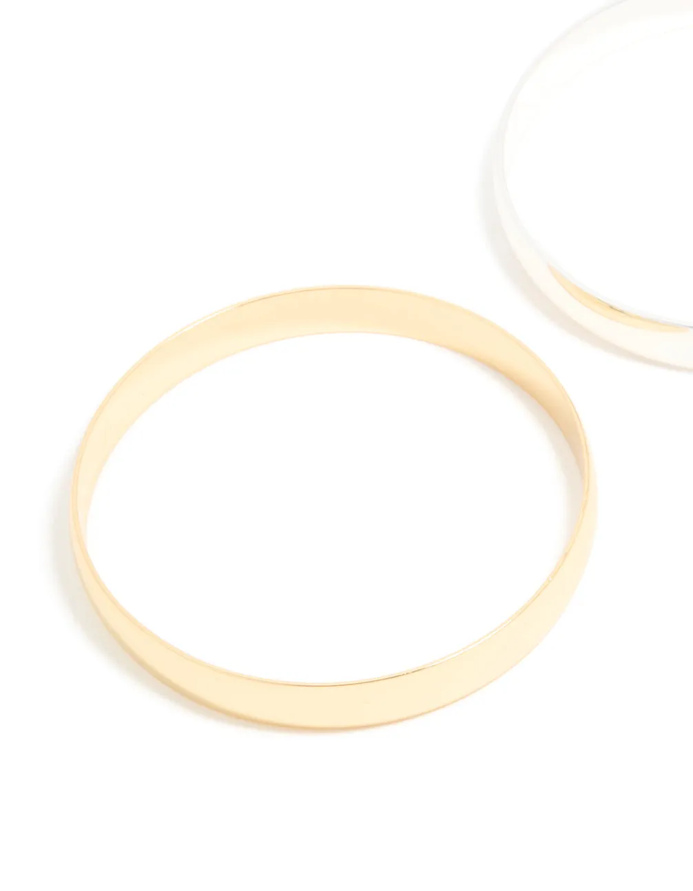 Mixed Metal Thick Classic Bangles 2-Pack sold by lovisa product image thumbnail 2