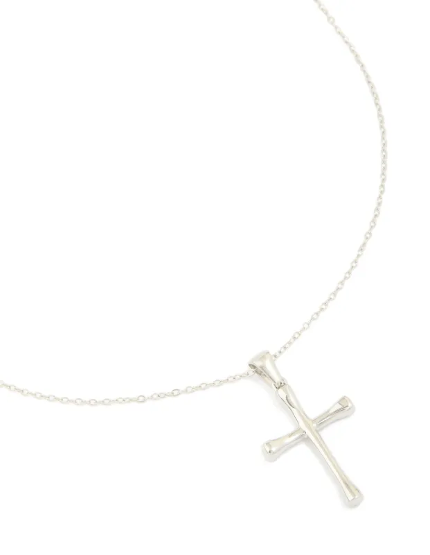 Waterproof Stainless Steel Large Cross Pendant Necklace made by lovisa