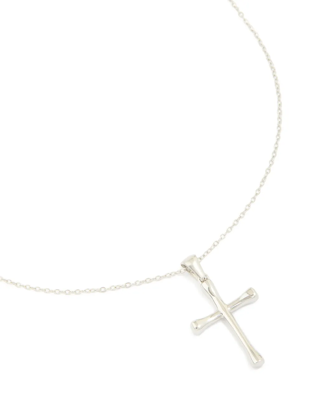 Waterproof Stainless Steel Large Cross Pendant Necklace sold by lovisa