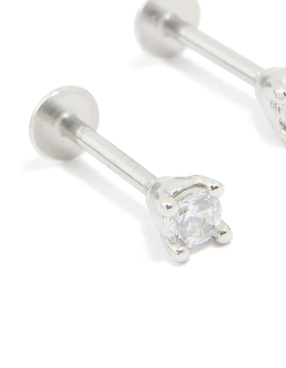 Surgical Steel Cubic Zirconia Flat Back Studs sold by lovisa product image thumbnail 4