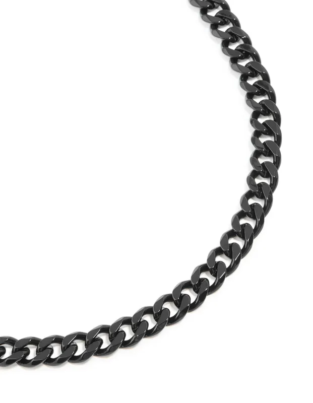 Mens Waterproof Stainless Steel Small Miami Cuban Necklace sold by lovisa