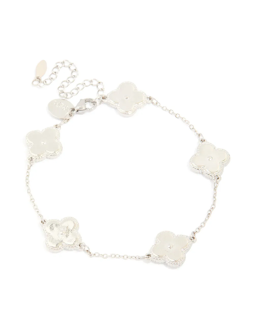 Mens Waterproof Stainless Steel Classic Clover Chain Bracelet sold by lovisa