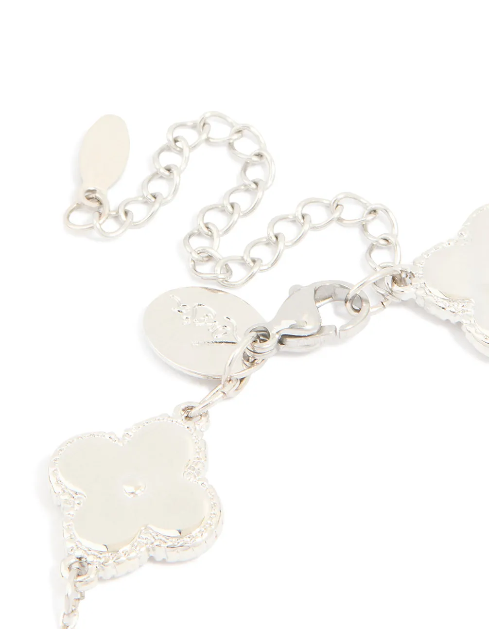 Mens Waterproof Stainless Steel Classic Clover Chain Bracelet sold by lovisa product image thumbnail 5