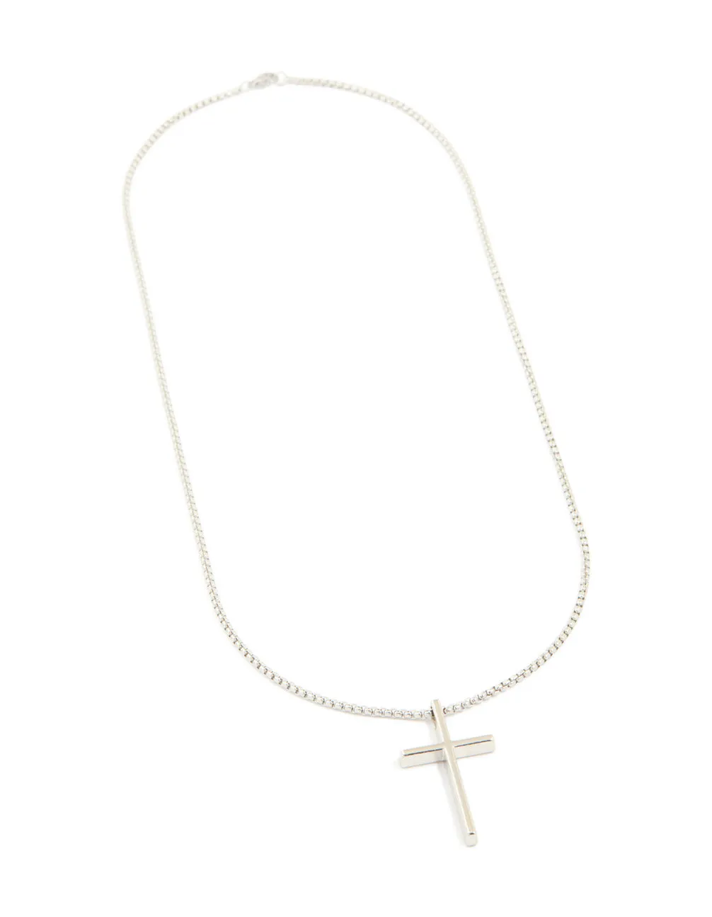 Mens Waterproof Stainless Steel Smooth Cross Pendant Necklace sold by lovisa product image thumbnail 2