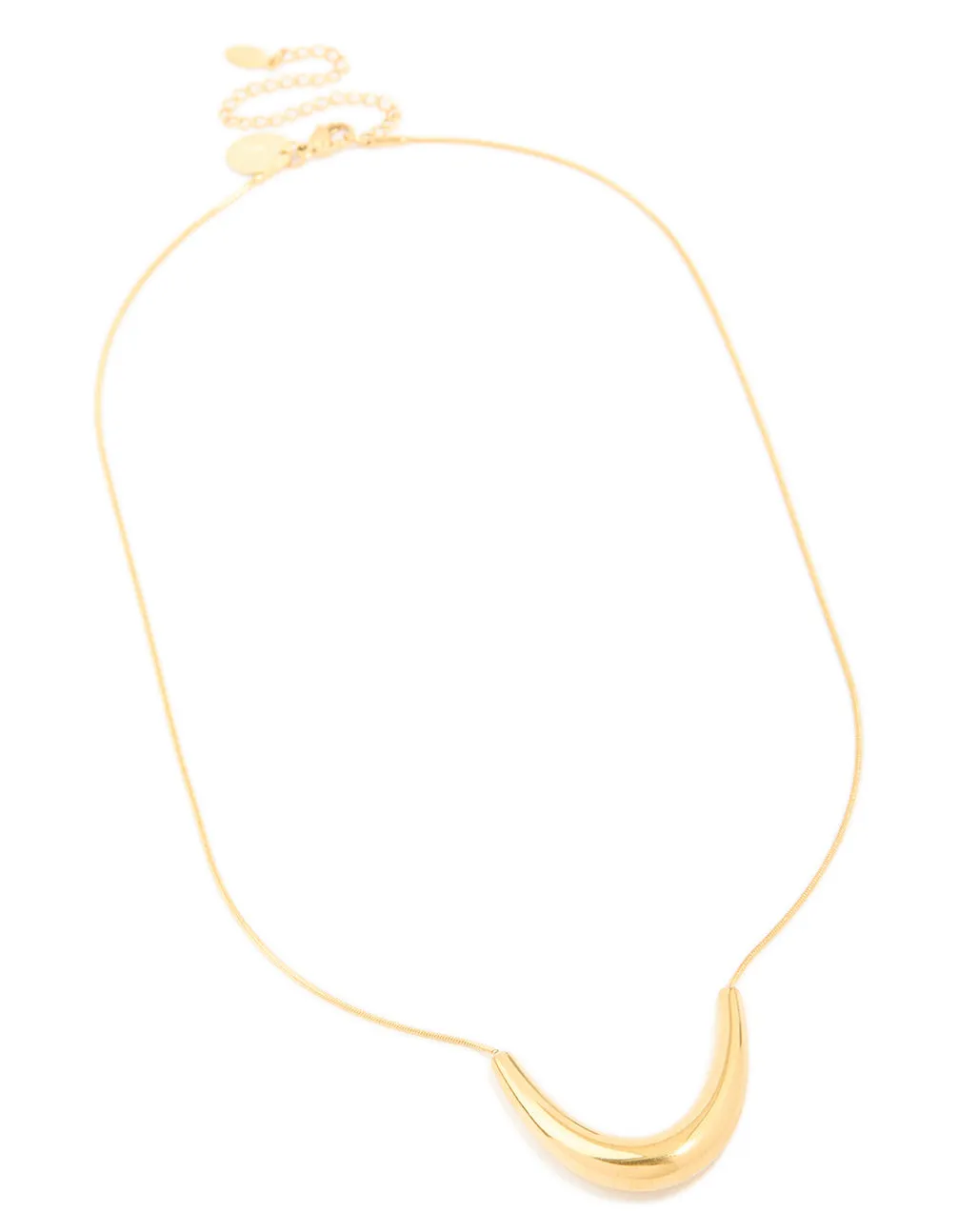 Waterproof Gold Plated Stainless Steel U-Shaped Pendant Necklace sold by lovisa product image thumbnail 2
