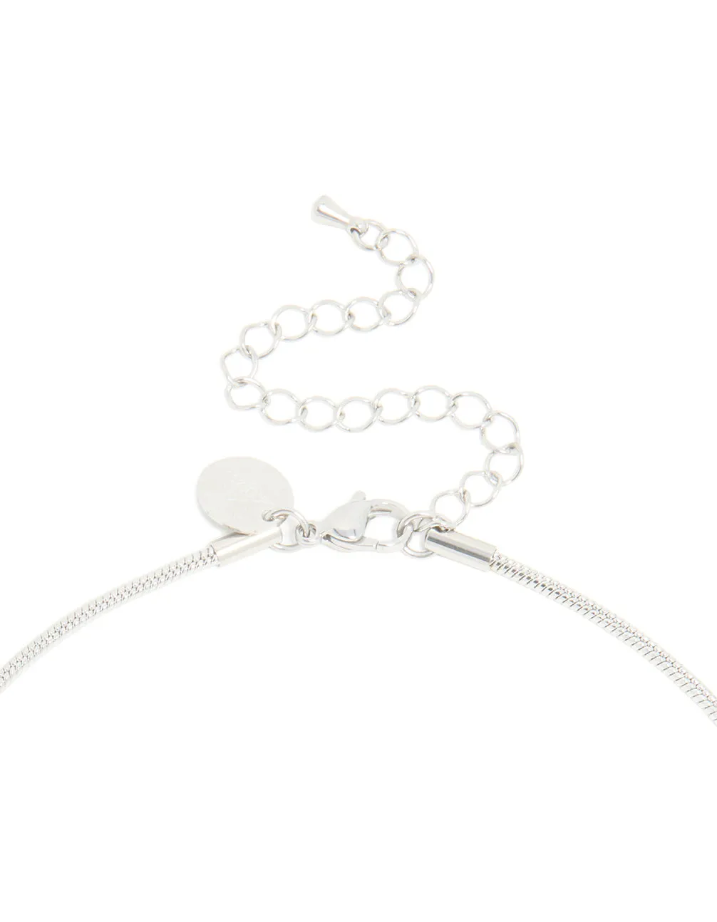 Waterproof Stainless Steel Short Snake Chain Necklace sold by lovisa product image thumbnail 5