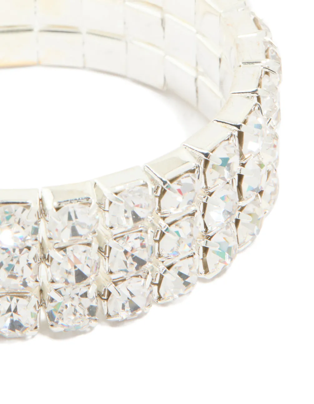 Silver Diamante Statement Bracelet sold by lovisa product image thumbnail 4