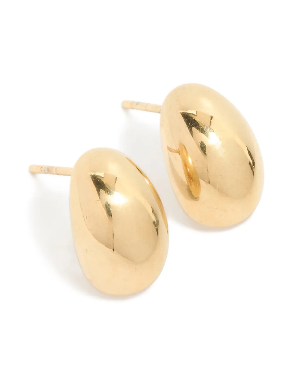 Waterproof Gold Plated Stainless Steel Chunky Stud Earrings sold by lovisa