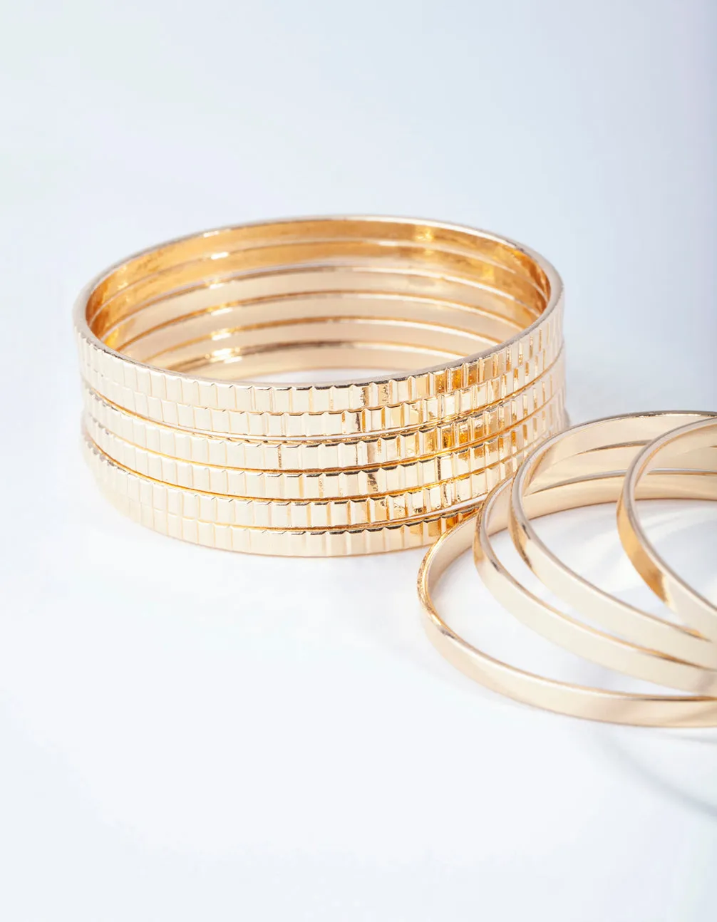 Gold Plain & Pattern Bracelet Pack sold by lovisa product image thumbnail 2