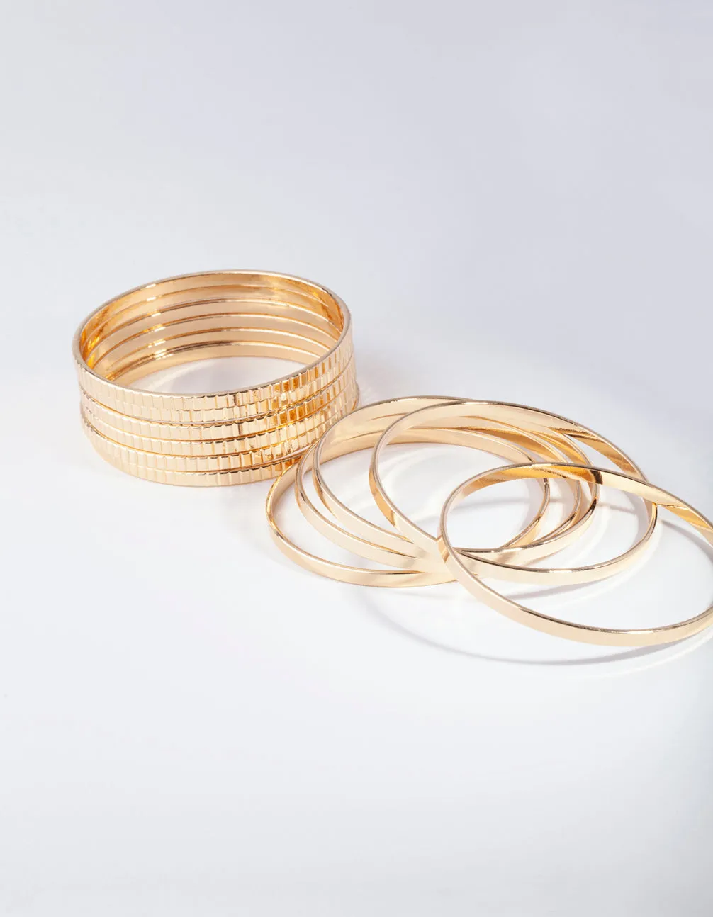 Gold Plain & Pattern Bracelet Pack sold by lovisa product image thumbnail 3