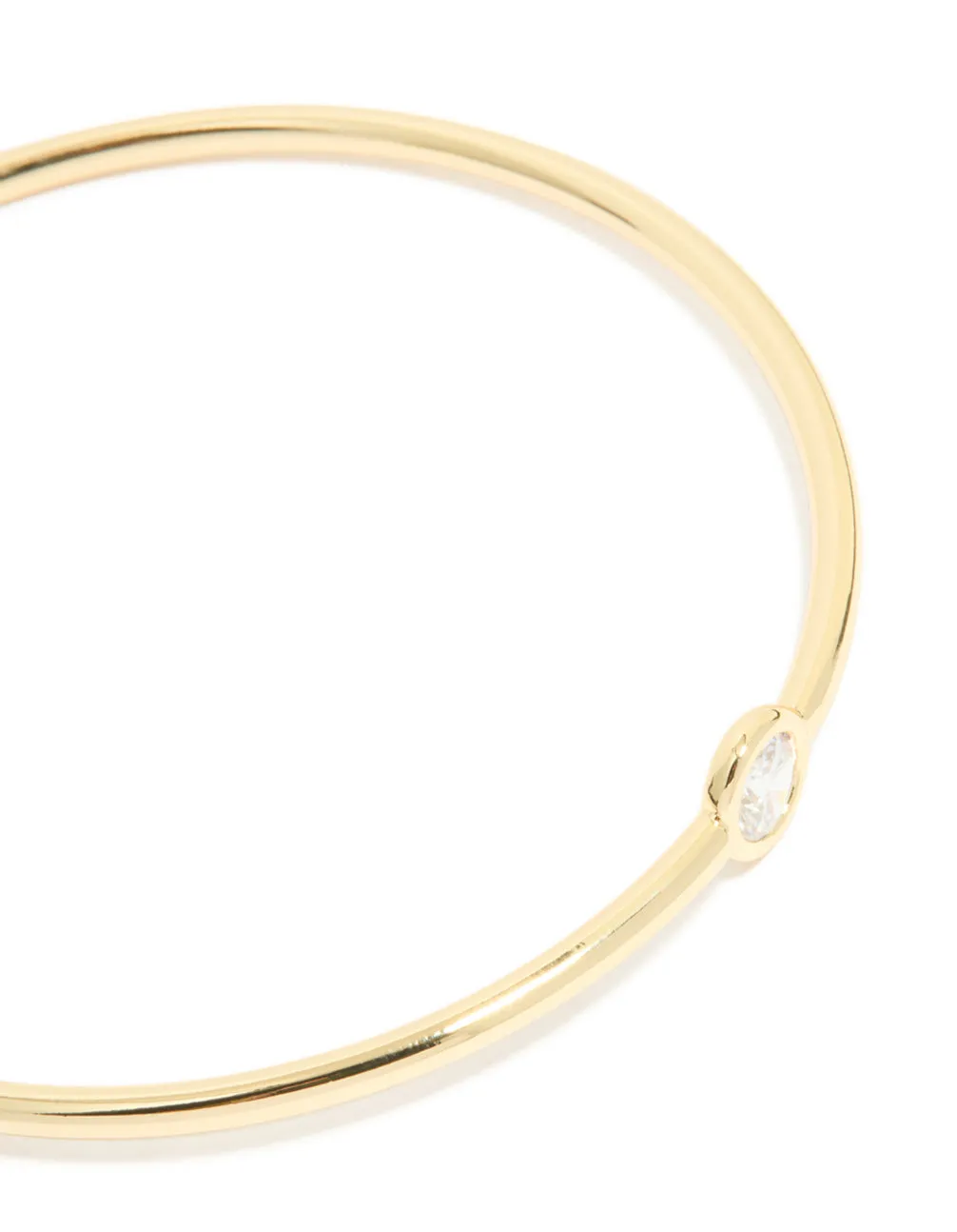Gold Plated Cubic Zirconia Circle Bezel Bangle sold by lovisa product image thumbnail 2