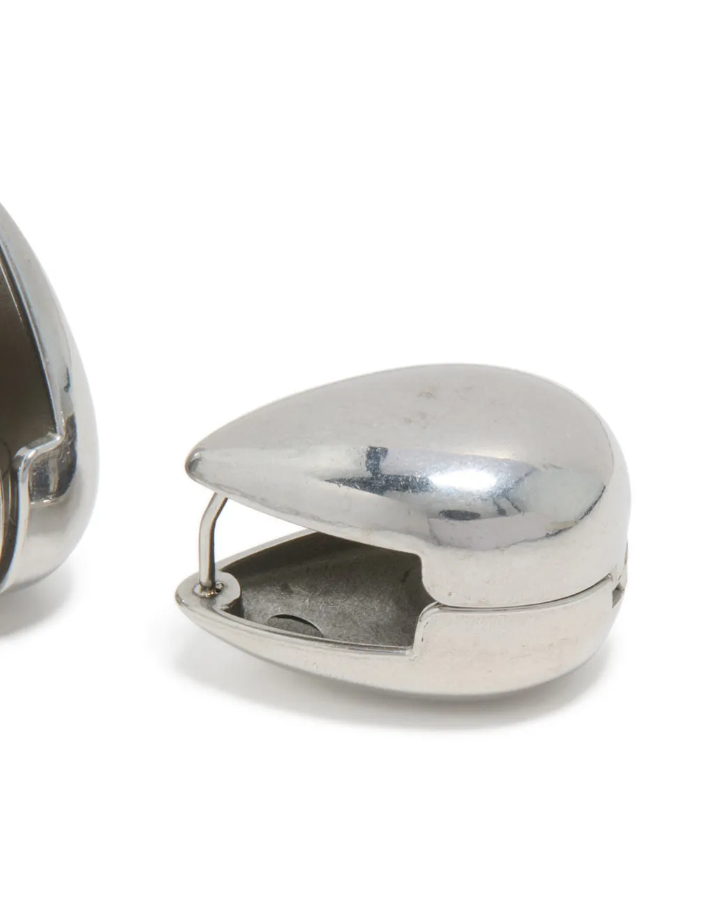 Waterproof Stainless Steel Oval Front & Back Hoop Earrings sold by lovisa product image thumbnail 4