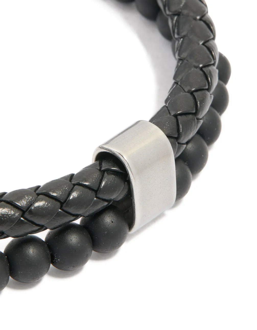 Mens Waterproof Stainless Steel Braided & Beaded Bracelet sold by lovisa product image thumbnail 4