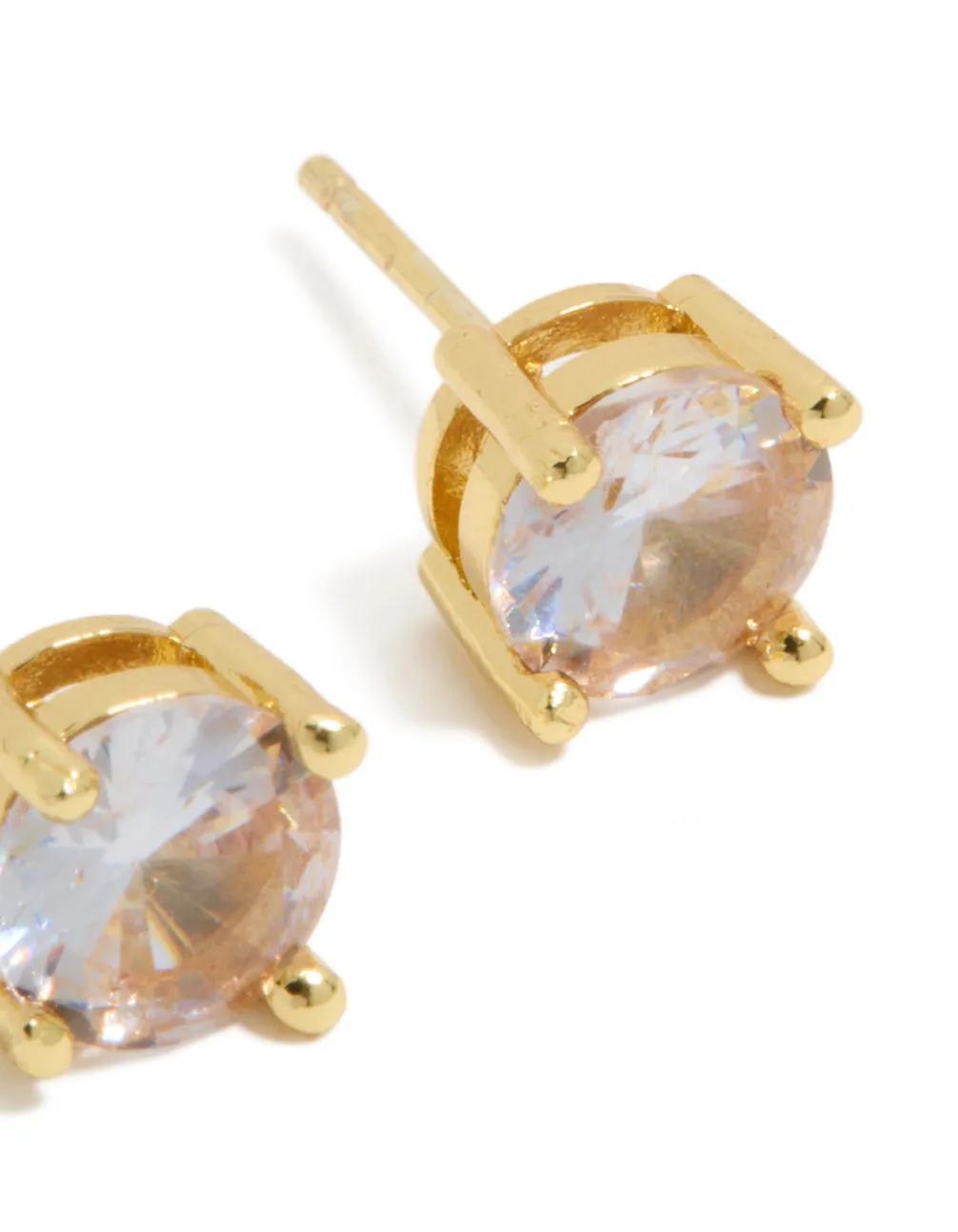 Mens Waterproof Stainless Steel Large Round Cubic Zirconia Stud Earrings sold by lovisa product image thumbnail 5