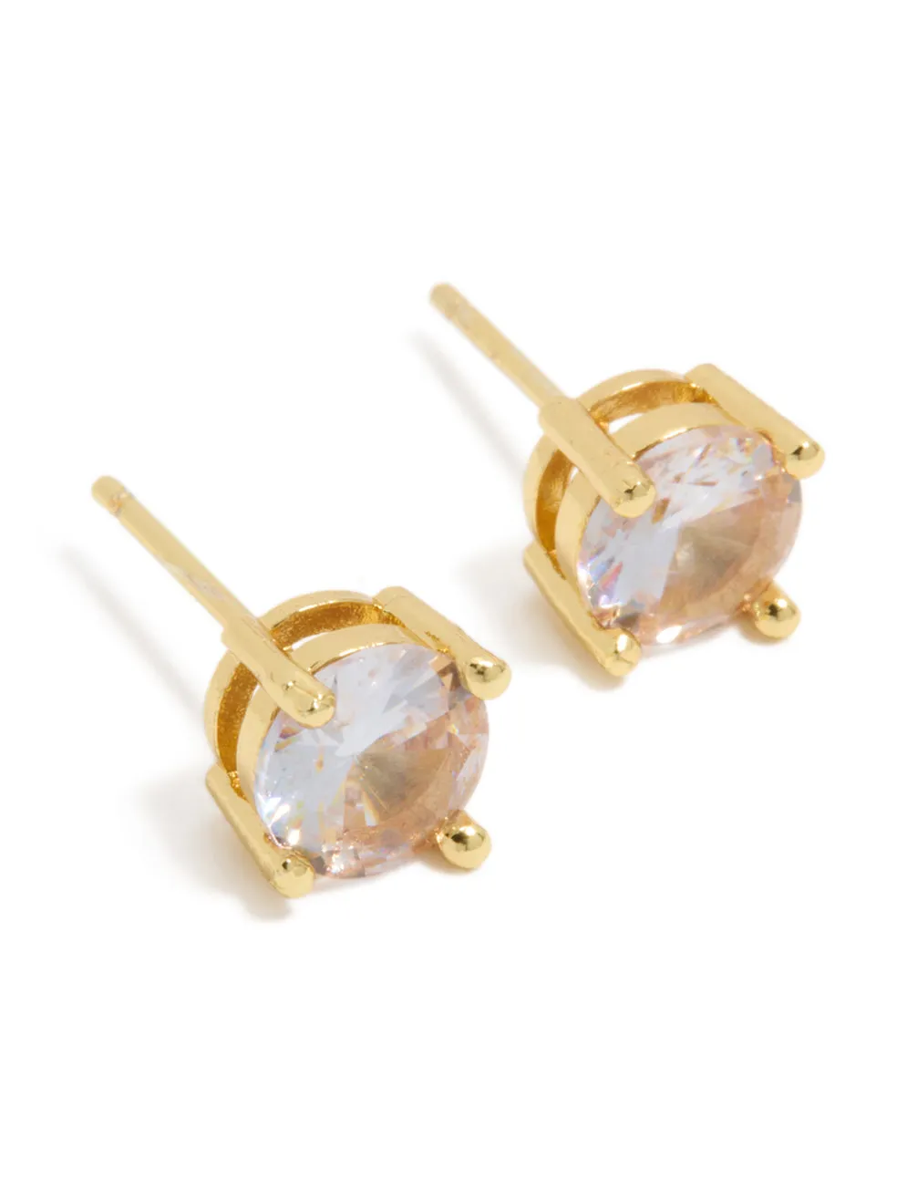 Mens Waterproof Stainless Steel Large Round Cubic Zirconia Stud Earrings sold by lovisa product image thumbnail 2