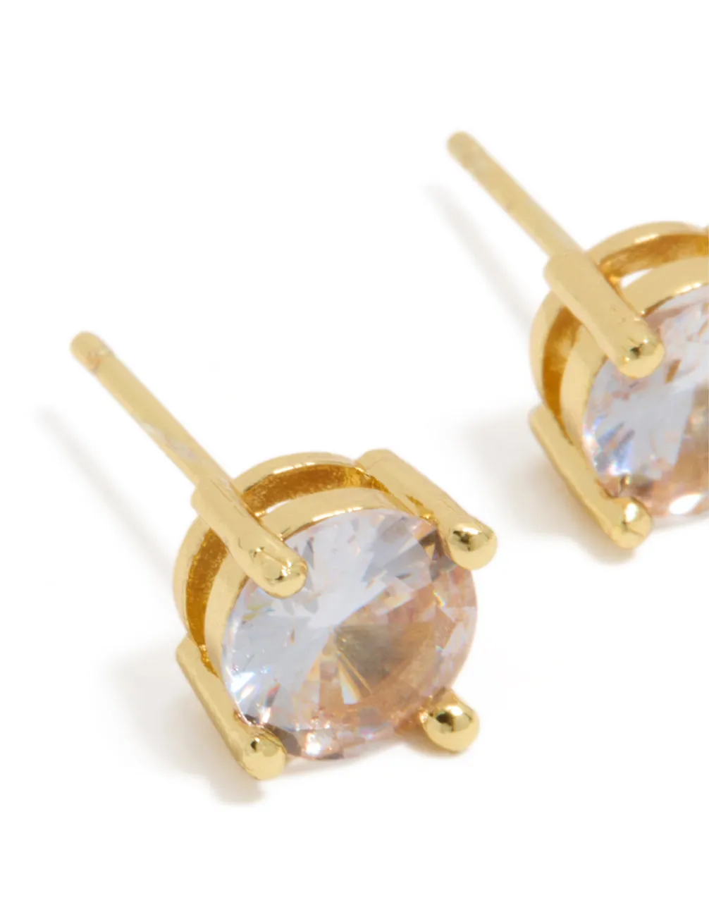 Mens Waterproof Stainless Steel Large Round Cubic Zirconia Stud Earrings sold by lovisa product image thumbnail 4