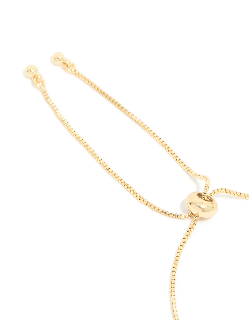 Gold Plated Blue Cubic Zirconia Evil Eye & Blue Beaded Toggle Bracelet sold by lovisa product image thumbnail 5