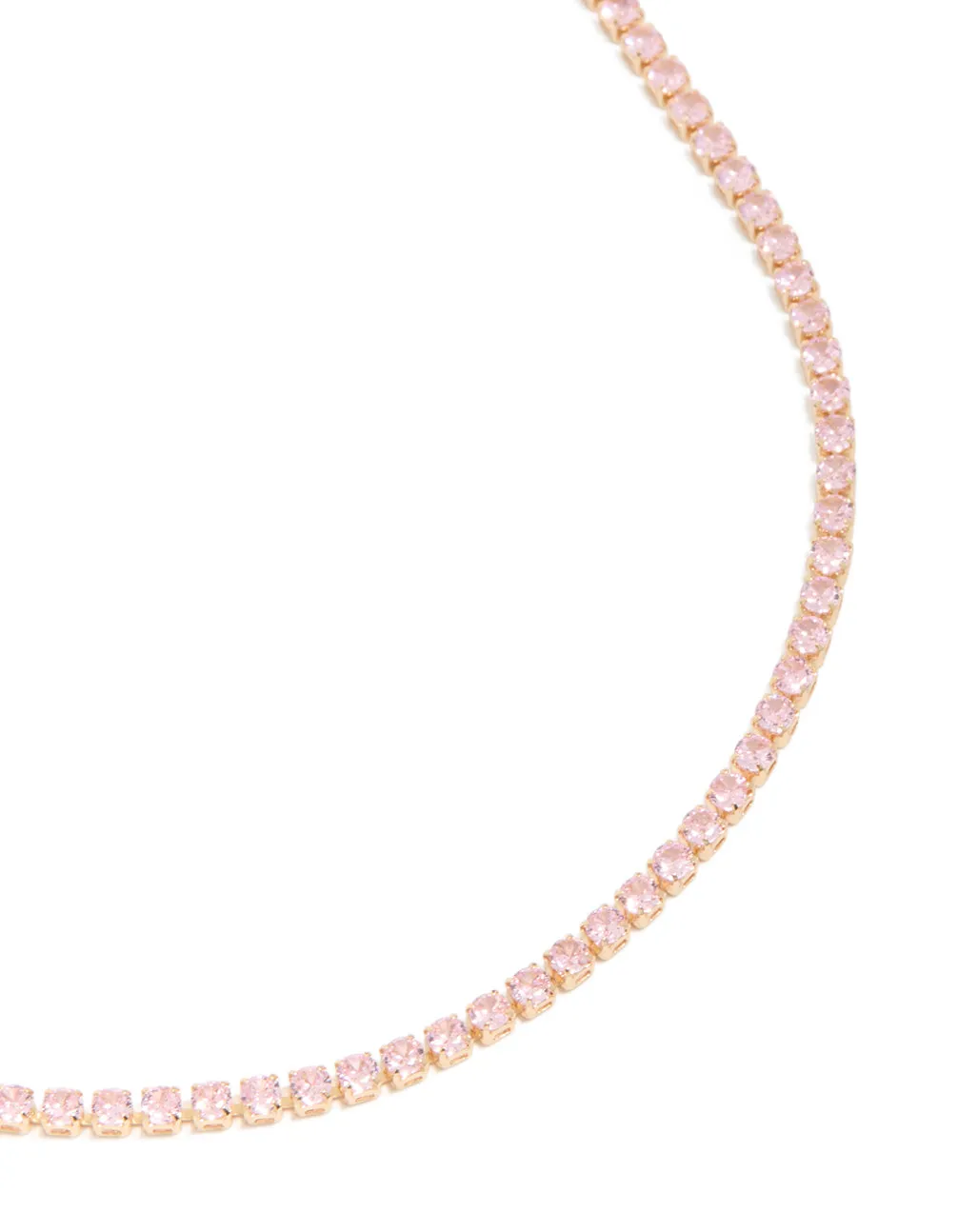 Gold Dainty Cubic Zirconia Tennis Necklace sold by lovisa product image thumbnail 2