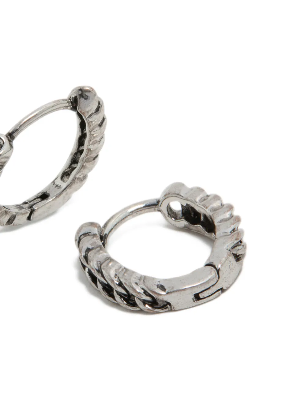 Mens Stainless Steel Chain Detail Huggie Earrings sold by lovisa product image thumbnail 3