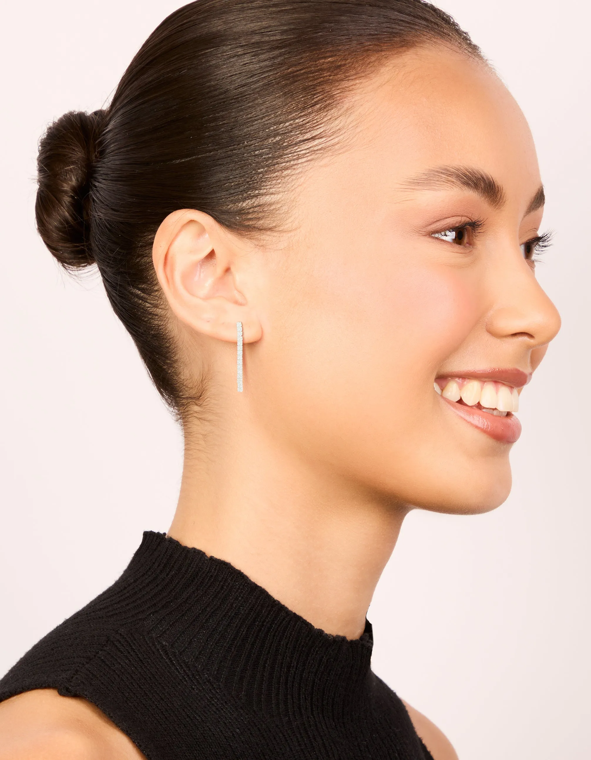 Sterling Silver Cubic Zirconia Drop Earrings sold by lovisa product image thumbnail 3