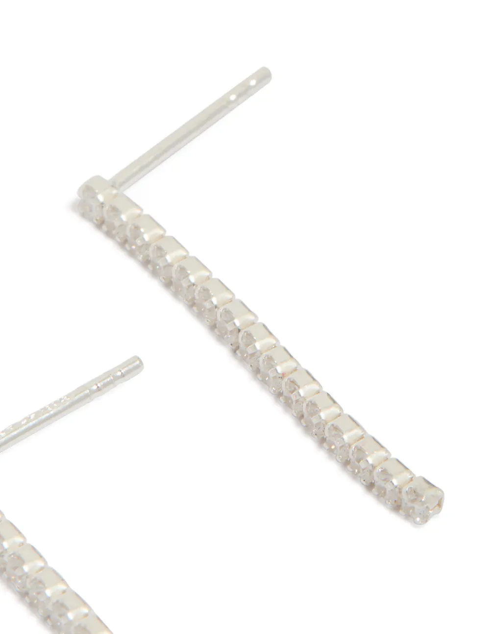 Sterling Silver Cubic Zirconia Drop Earrings sold by lovisa product image thumbnail 5