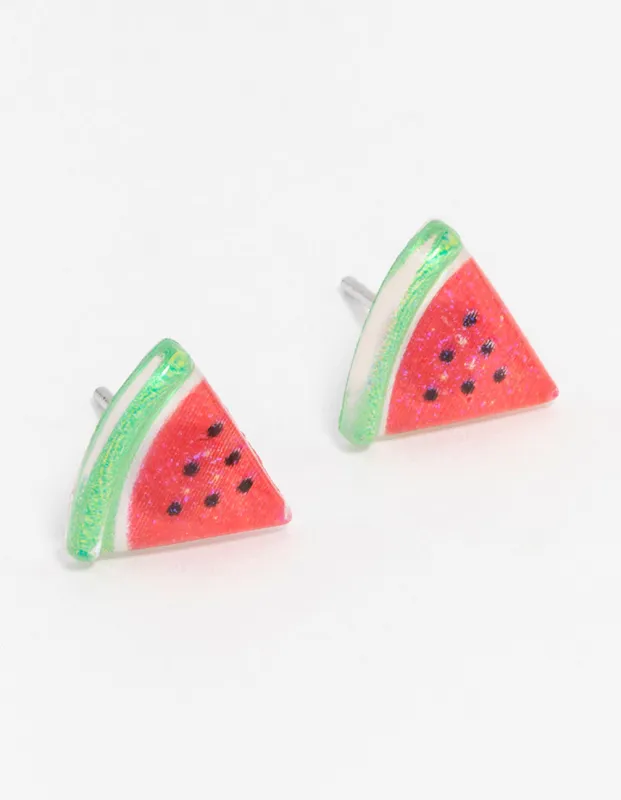 Watermelon Stud Earrings made by lovisa