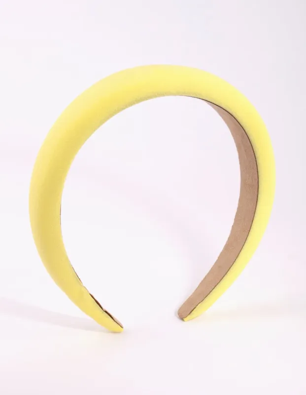 Lime Padded Alice Band sold by lovisa