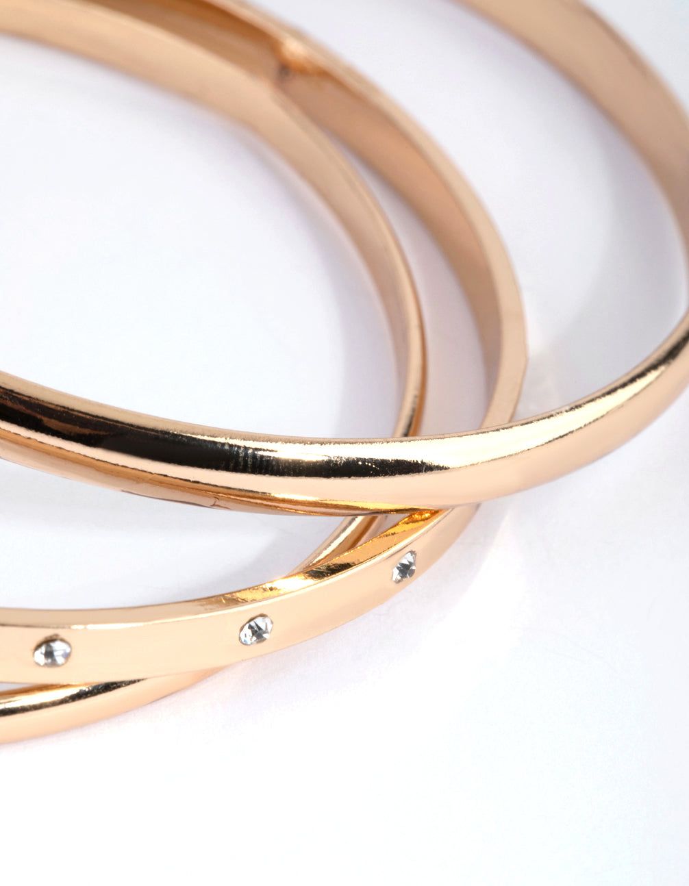 Gold Diamante Inlay Bangle Pack sold by lovisa product image thumbnail 3