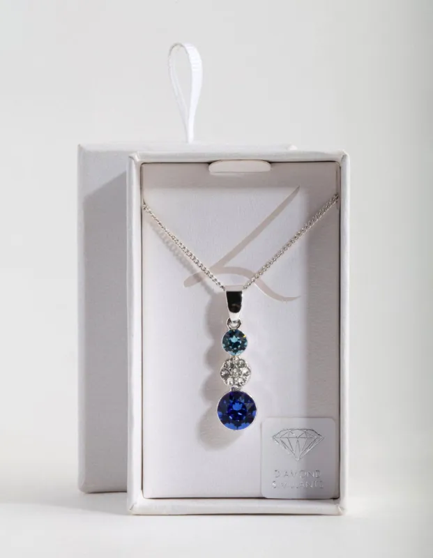Silver Multi Stone Necklace sold by lovisa