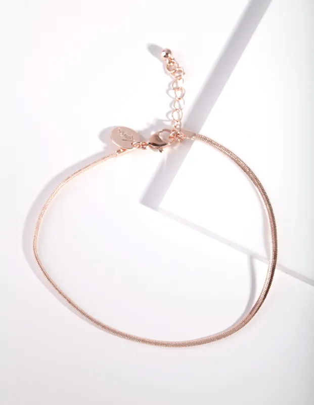Rose Gold Anklet sold by lovisa