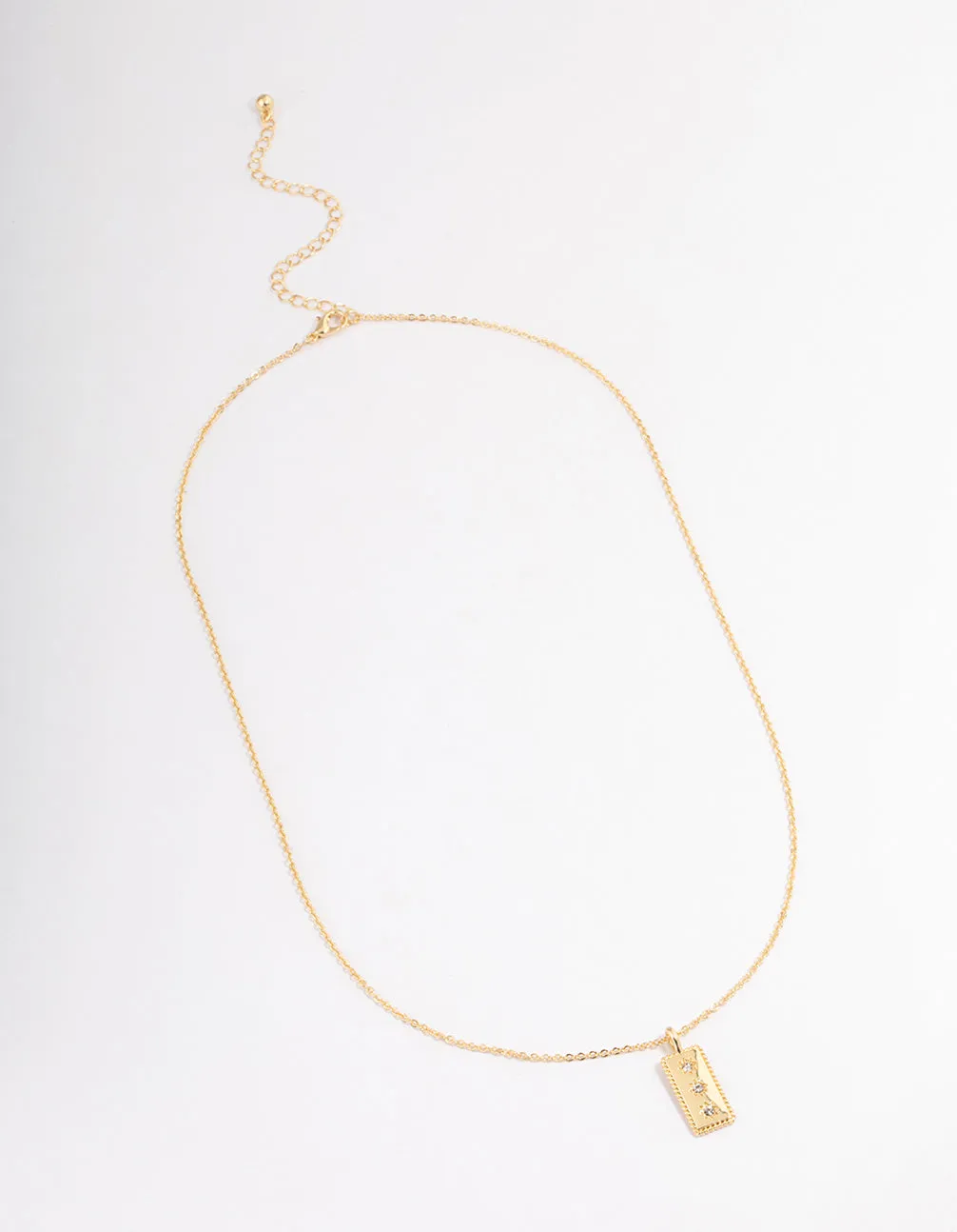Gold Plated Triple Star Bar Necklace sold by lovisa product image thumbnail 2