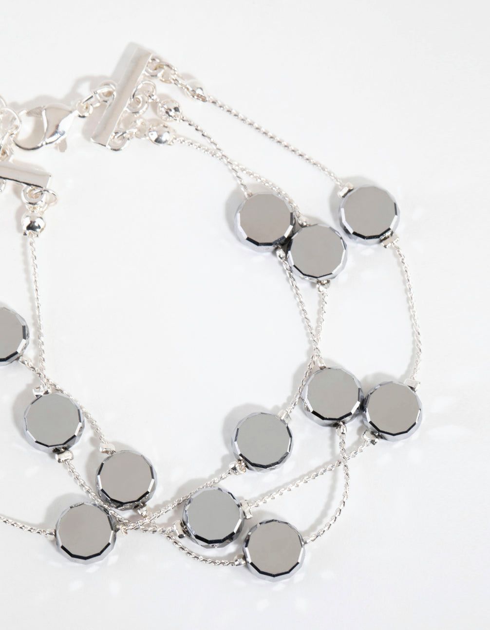 Silver Station Layered Bracelet sold by lovisa product image thumbnail 2