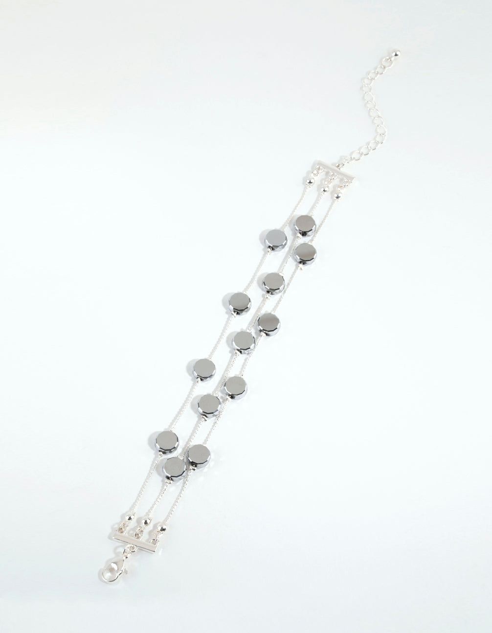 Silver Station Layered Bracelet sold by lovisa product image thumbnail 3
