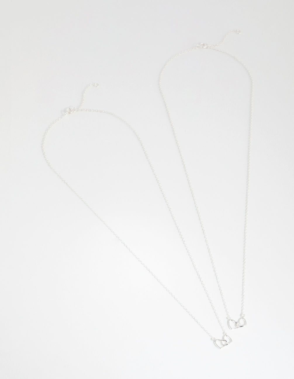 Sterling Silver Mother & Daughter Necklace Pack sold by lovisa product image thumbnail 3