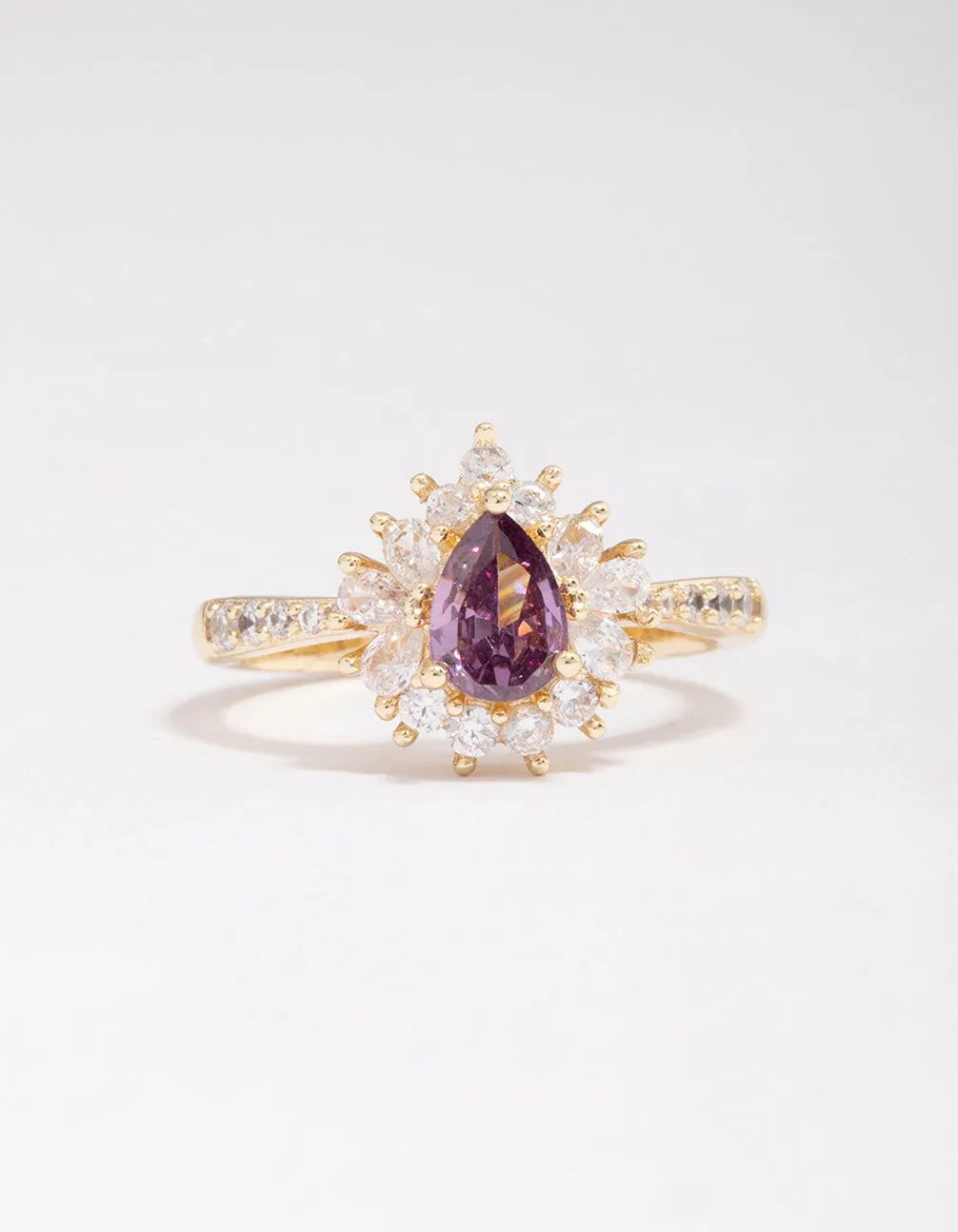 Gold Plated Regal Pear Ring sold by lovisa product image thumbnail 3