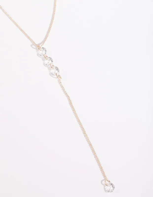 CUBZ RG DBL CZ DROP NL sold by lovisa