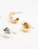 Mixed Metals Silver & Gold Plated Ball & Hoop Stud Earrings 2-Pack sold by lovisa