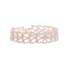 Rose Gold Diamante Petal Bracelet sold by lovisa