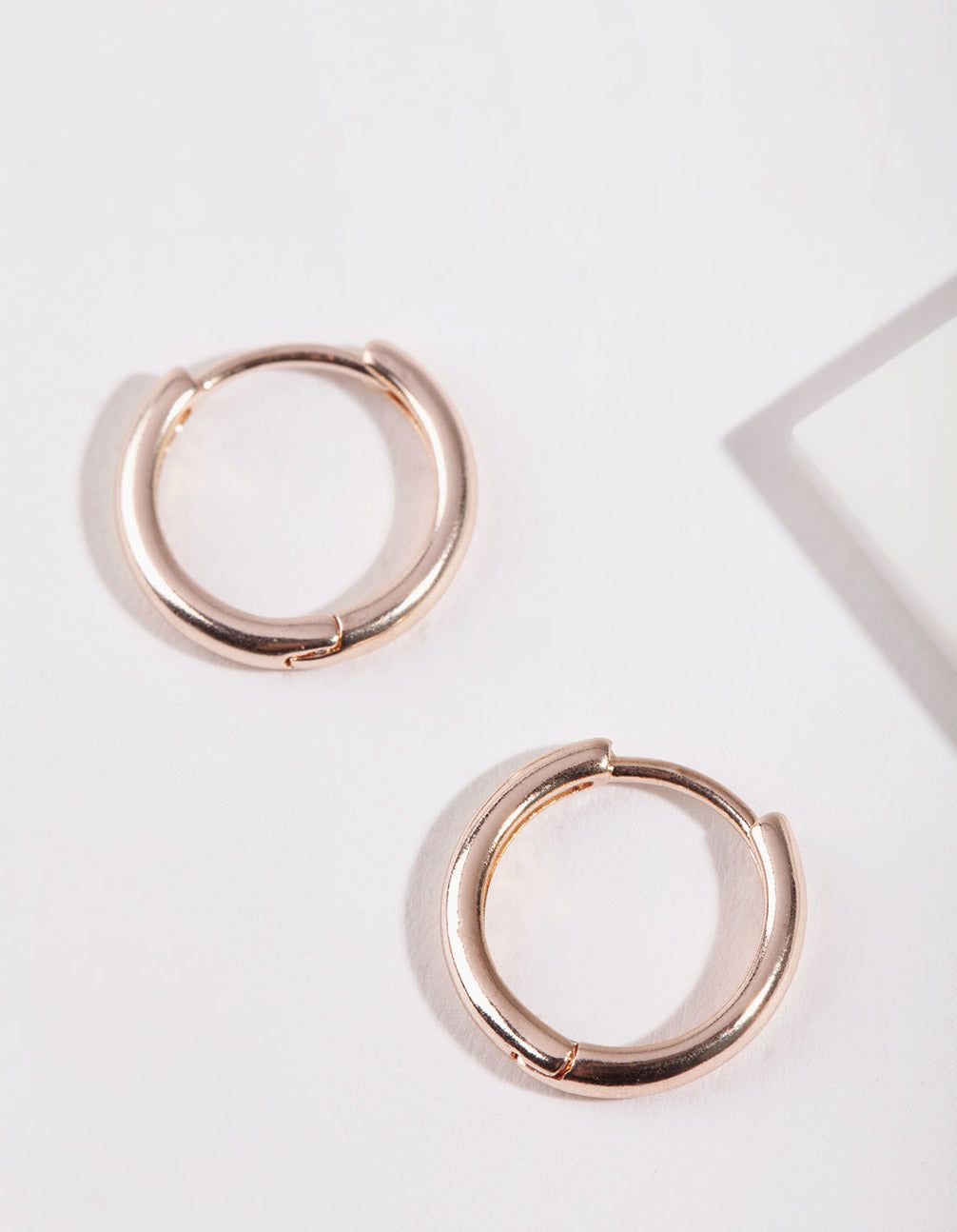 Rose Gold Small Hoop Earrings sold by lovisa