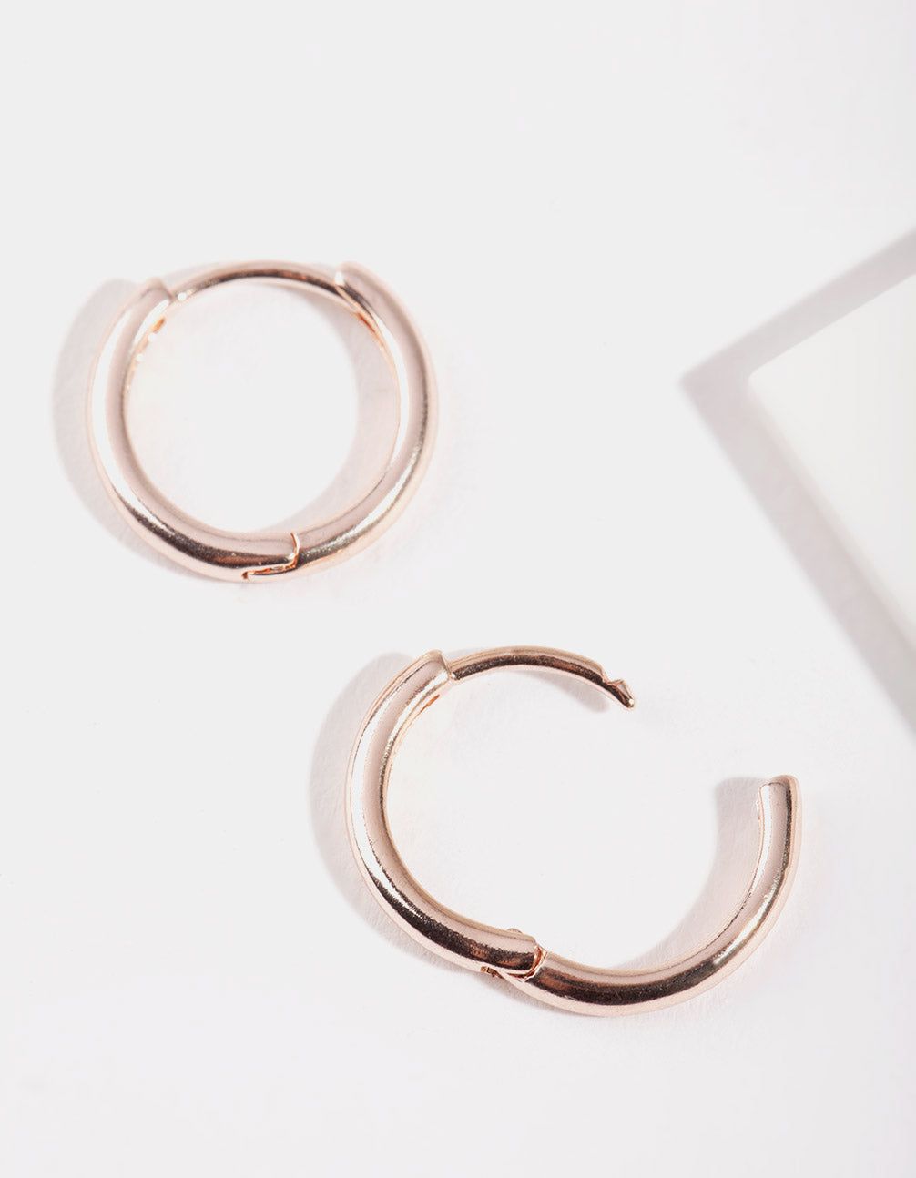 Rose Gold Small Hoop Earrings sold by lovisa product image thumbnail 2