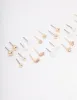 Gold Classic Pearl & Diamante Stud Earring 12-Pack sold by lovisa